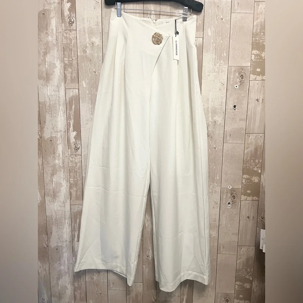 Commense Embellished High-Waist Wide-Leg Pants - Picture 6 of 11